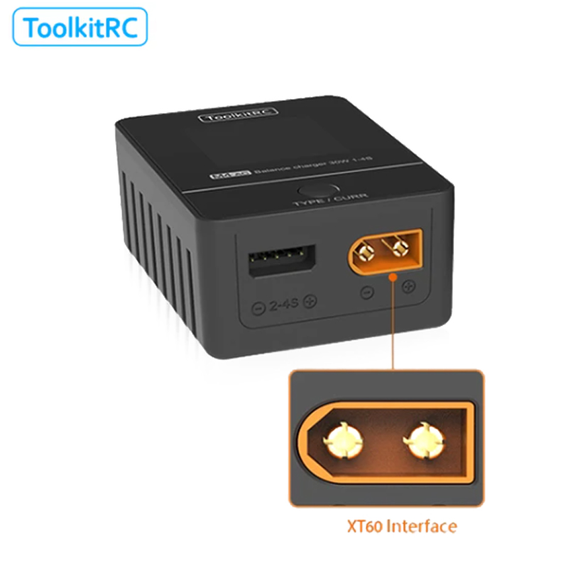 ToolkitRC M4AC 30W LCD Screen  - Drone Racing Charger avaliação e preço