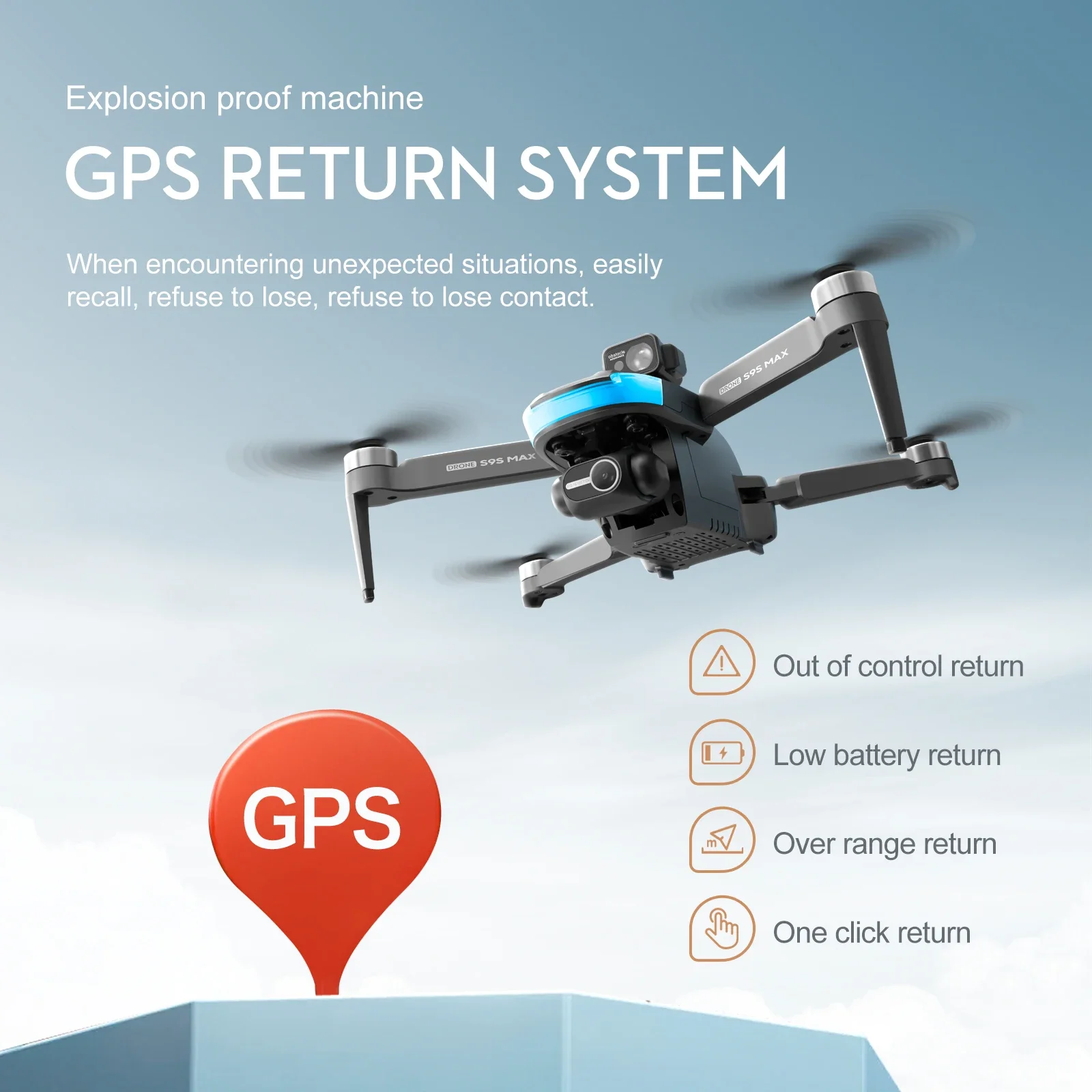 NEW S9S MAX MINI Drone 4K 2-Ax - Drone Racing Camera avaliação e preço
