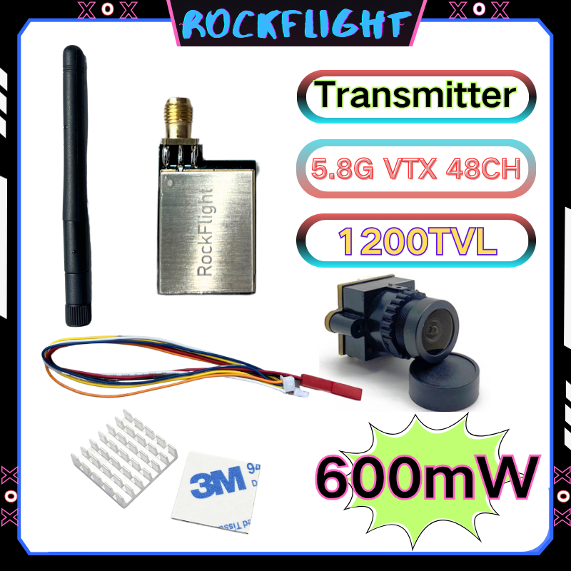 5.8GHz 48CH launcher 600mW Vid - Drone Racing Vtx avaliação e preço