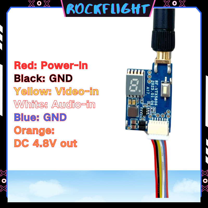 5.8GHz 48CH launcher 600mW Vid - Drone Racing Vtx avaliação e preço
