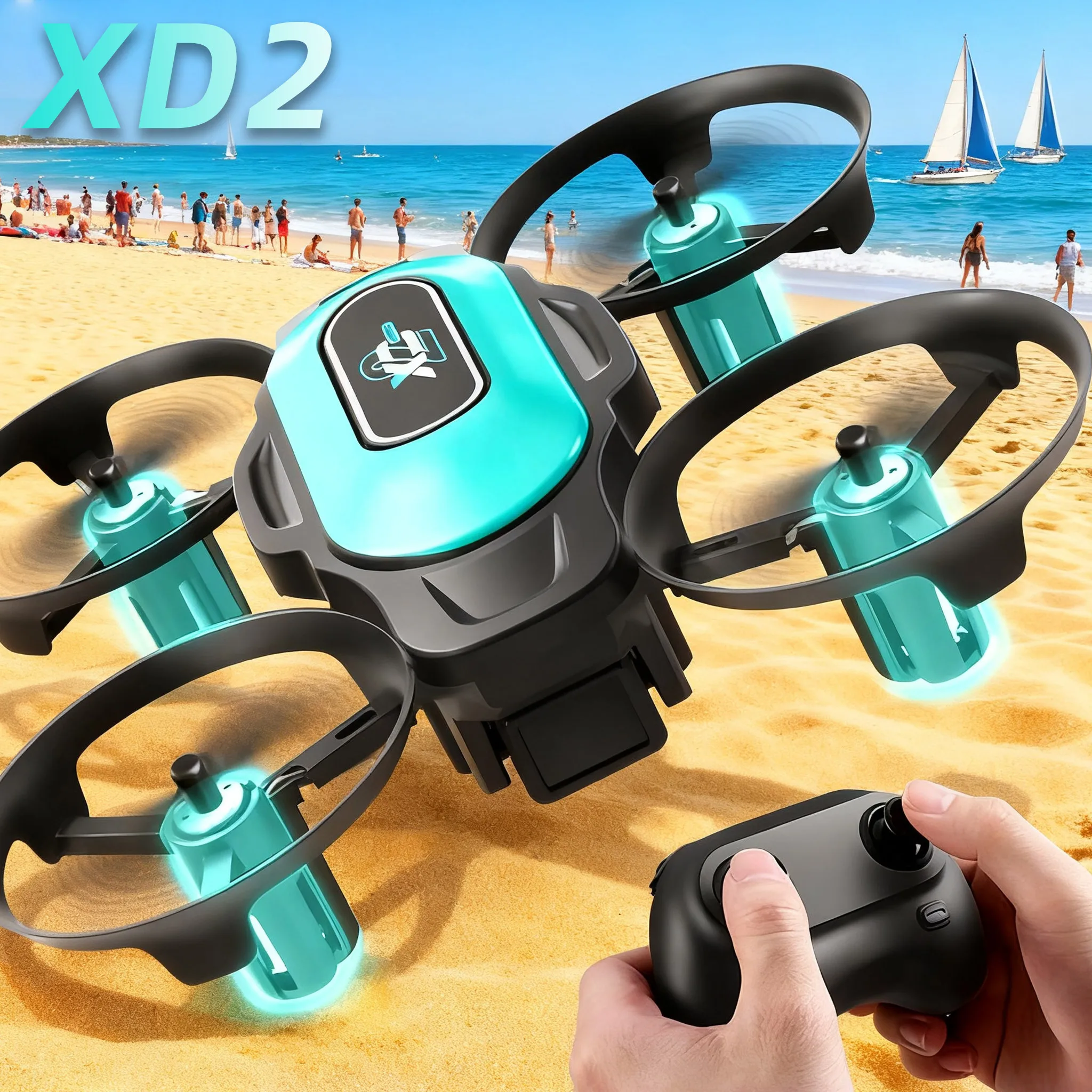 XD2 Mini Drone, 360° Stunt Fli - Drone Racing Camera avaliação e preço