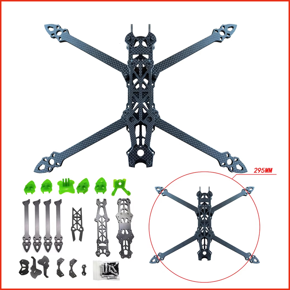 1pcs Mark4 Mark 4 HD 7inch 295 - Drone Racing Frame avaliação e preço