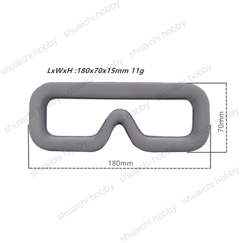 FPV Goggles Eye Mask Faceplate - Drone Racing Gate avaliação e preço