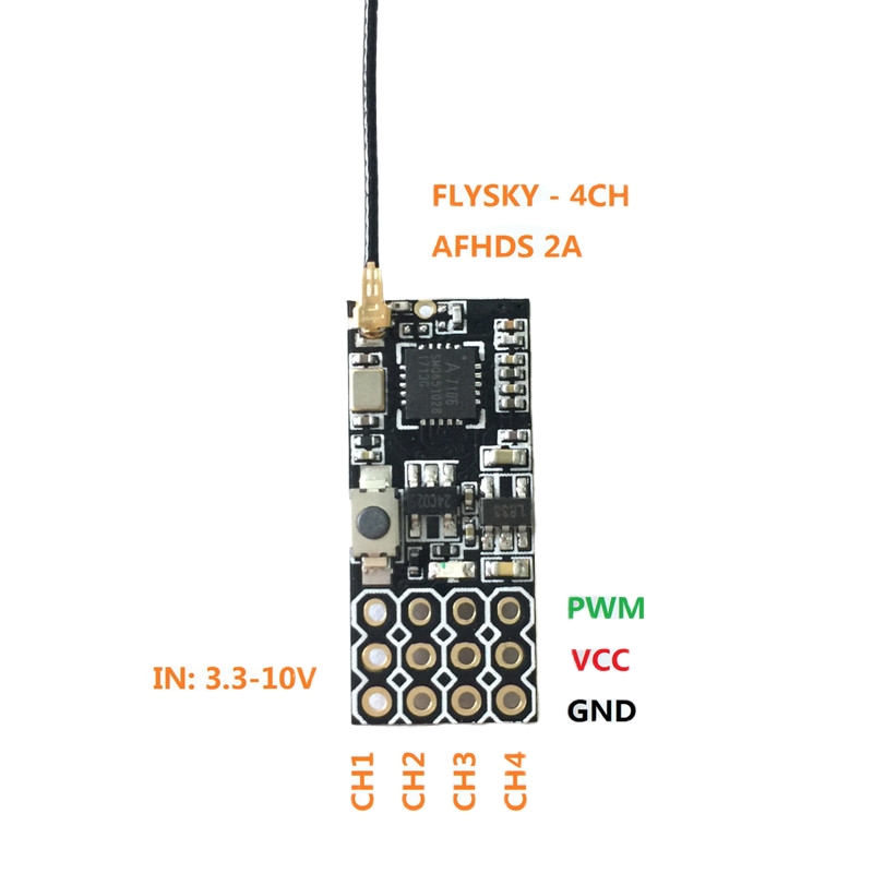 Flysky FS2A Mini Receiver 4CH  - Drone Racing Receiver avaliação e preço