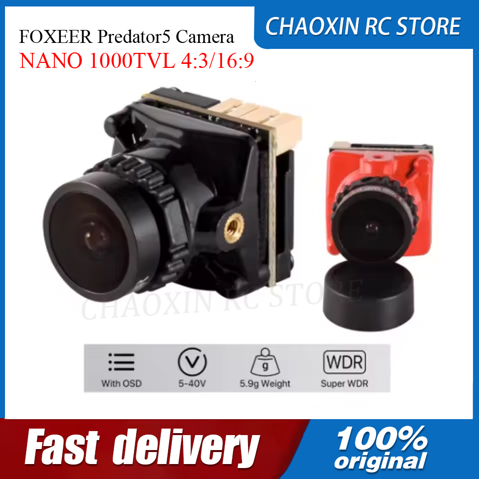 FOXEER Predator5 Camera NANO 1 - Drone Racing Battery avaliação e preço