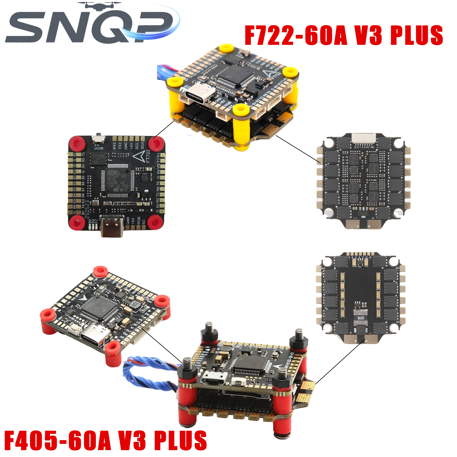 F405/F722 Triple Flight Contro - Drone Racing Flight Controller avaliação e preço