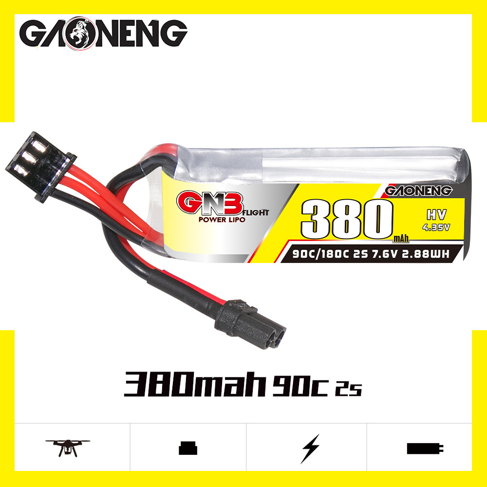 GNB 2S 7.6V 380mAh 90C/180C Li - Drone Racing Battery avaliação e preço