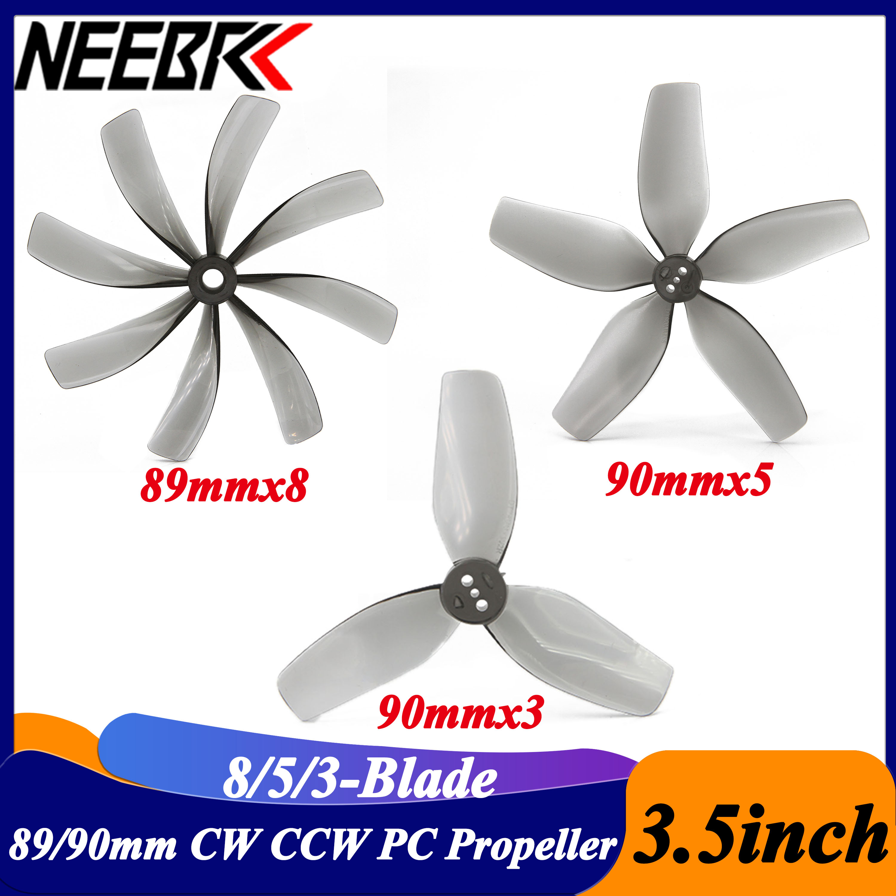 2Pairs 3.5inch 89x8 90x5 90x3  - Drone Racing Motor avaliação e preço