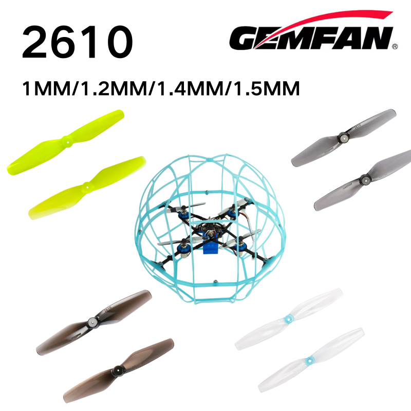 2610 Props Gemfan 2.6inch 2 Bl - Drone Racing Esc avaliação e preço
