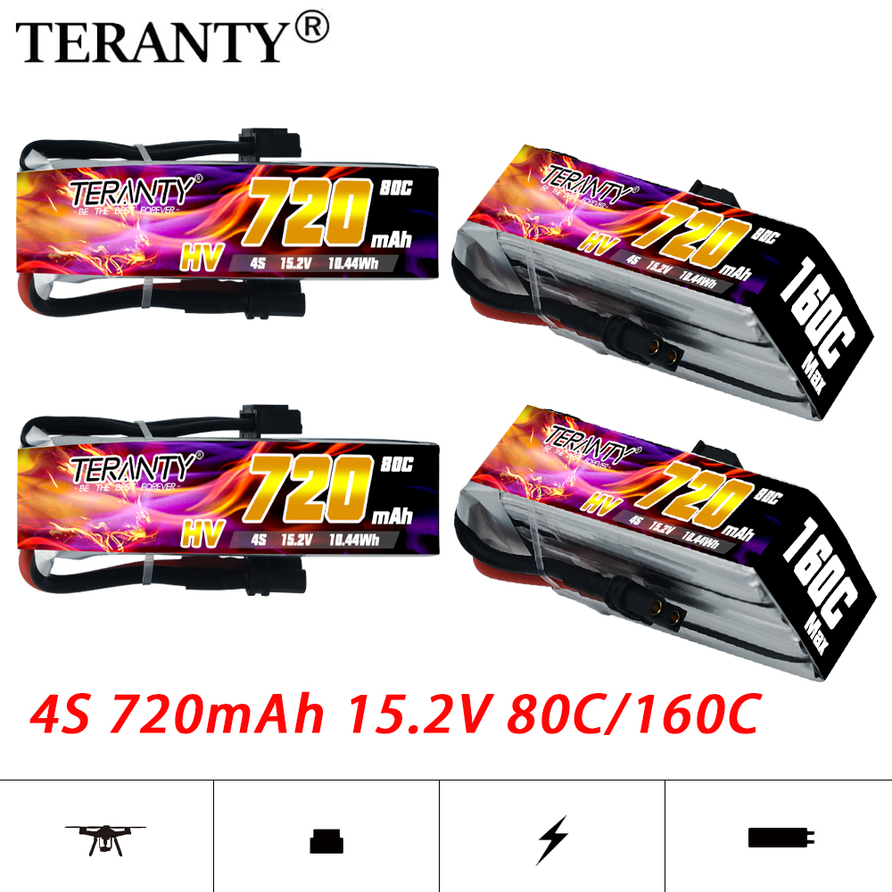 TERANTY 720mAh 4S 15.2V HV Lip - Drone Racing Frame avaliação e preço