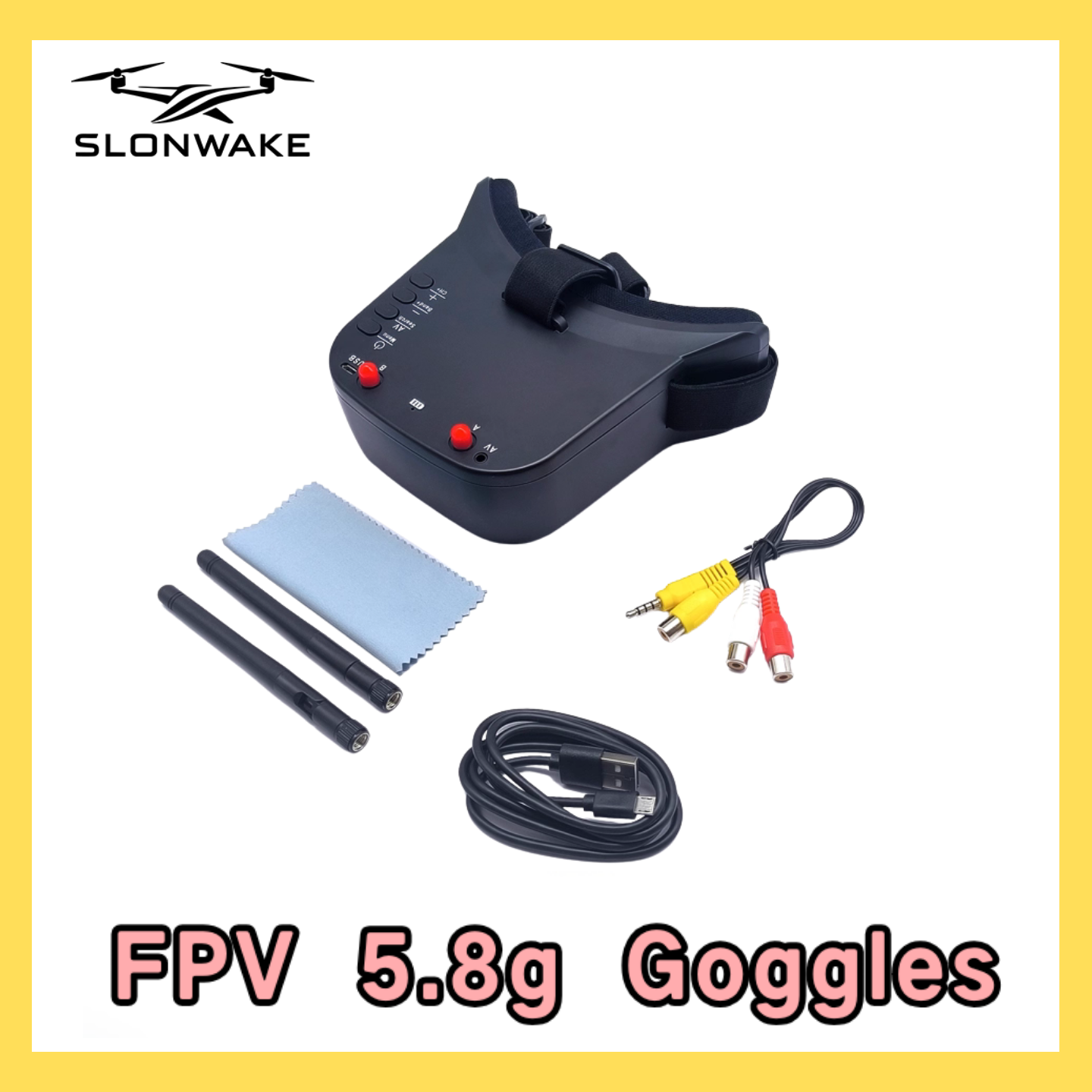 SLONWAKE 5.8G 48CH FPV 400mw V - Drone Racing Vtx avaliação e preço