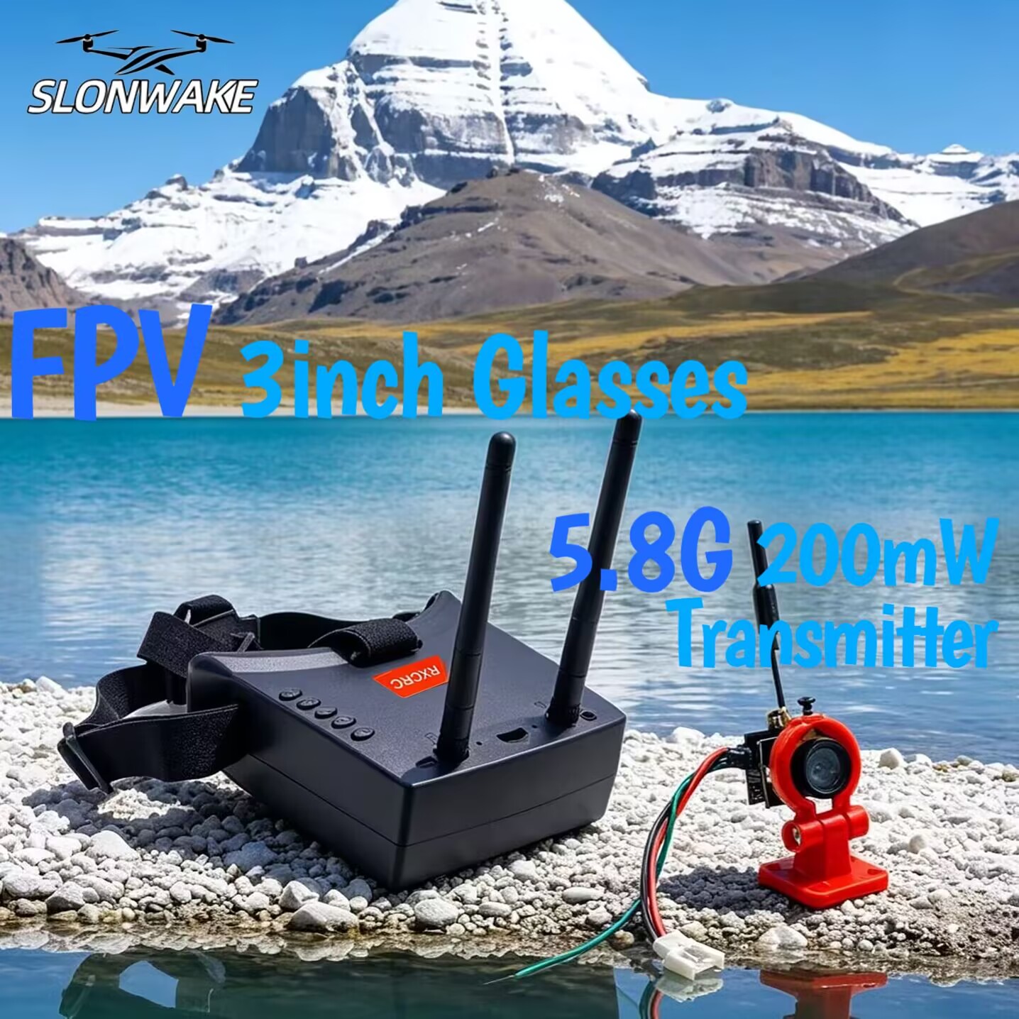 SLONWAKE 5.8G Analog VTX Trans - Drone Racing Vtx avaliação e preço