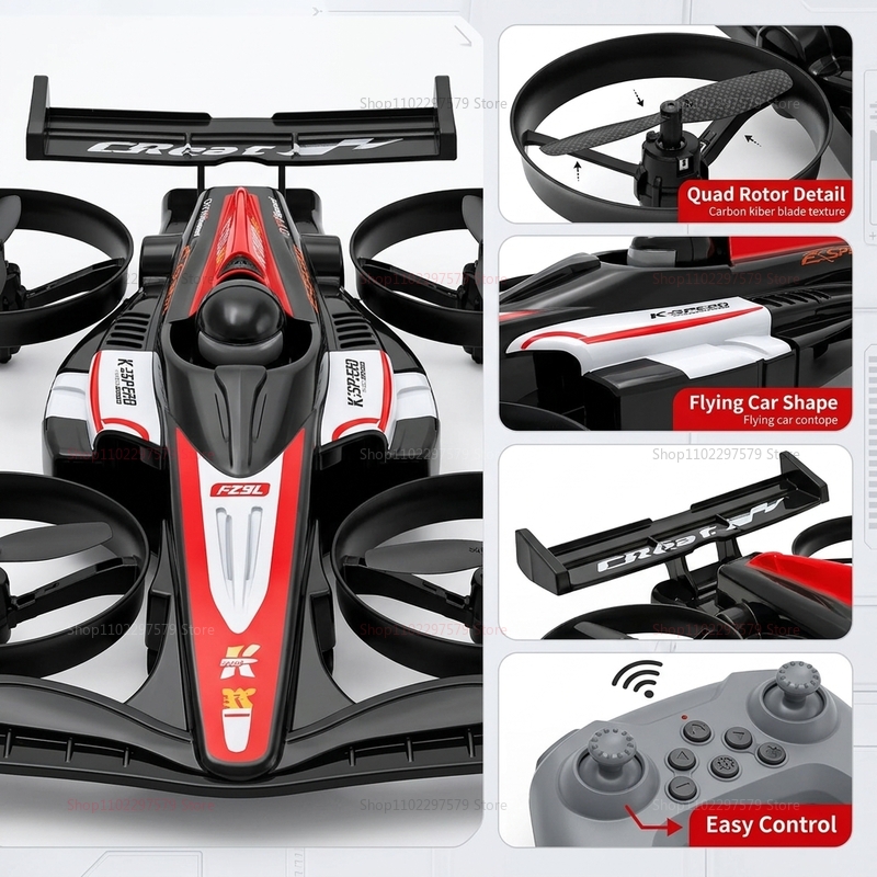 Mini RC Flying Car Transformab - Drone Racing Charger avaliação e preço