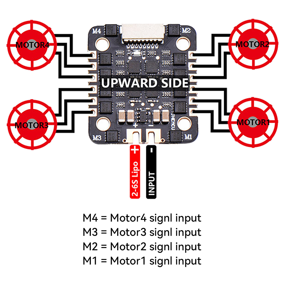 JHEMCU EM40A 40A BLheli_S 4in1 - Drone Racing Esc avaliação e preço