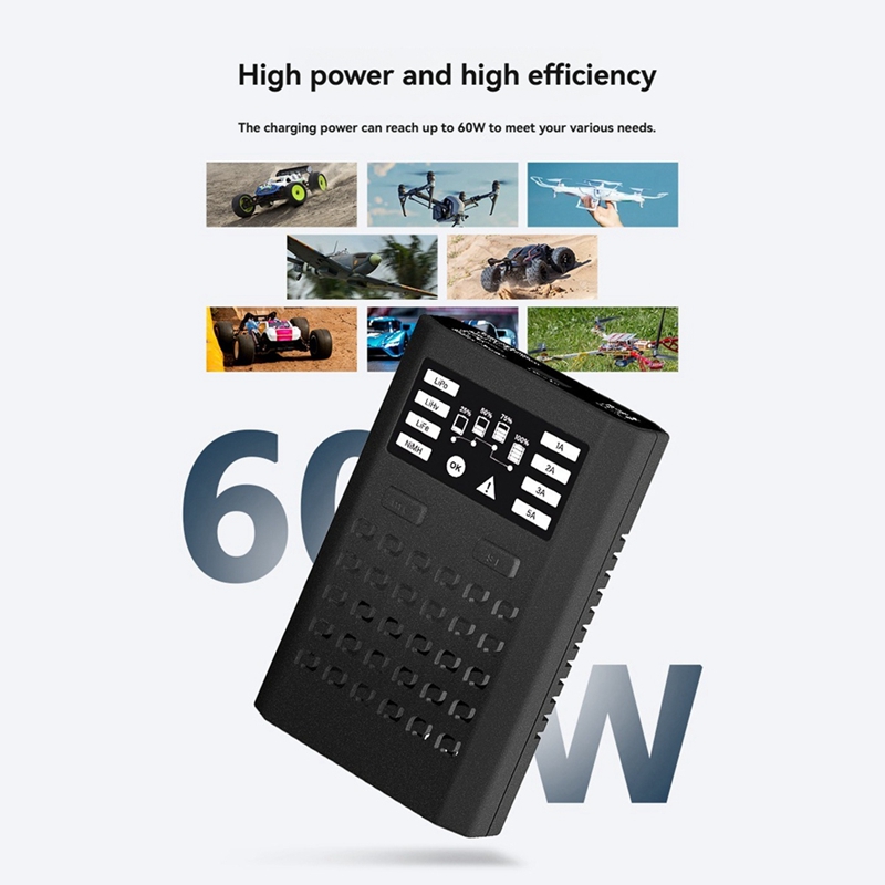 60W Battery Charger Lithium Ba - Drone Racing Charger avaliação e preço