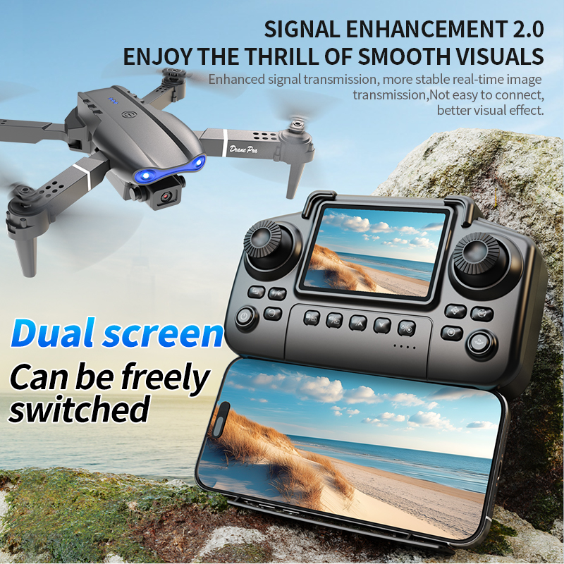 E99 PRO Drone Screen Control A - Drone Racing Camera avaliação e preço