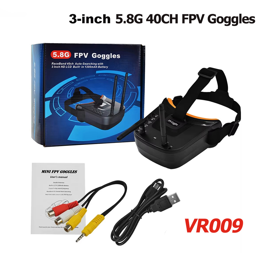 VR009 FPV Video Goggles 3Inch  - Drone Racing Goggles avaliação e preço